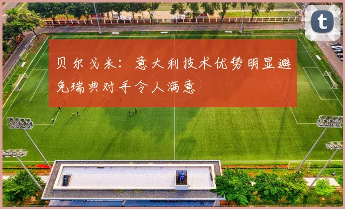 贝尔戈米：意大利技术优势明显避免瑞典对手令人满意